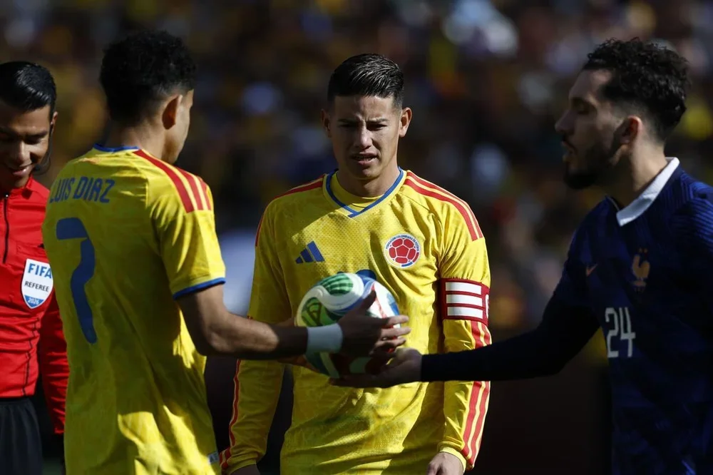 James Rodríguez, capitán de la selección colombiana de fútbol