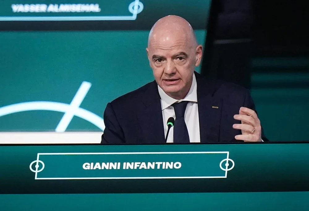 Gianni Infantino, presidente de la FIFA.